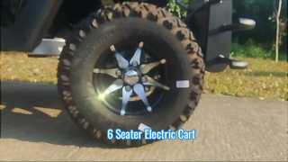 M1S4 + 2FF 新しいデザインの 6 人乗りゴルフ カート電気 48 v バッテリーを導入します。CE 認定済み